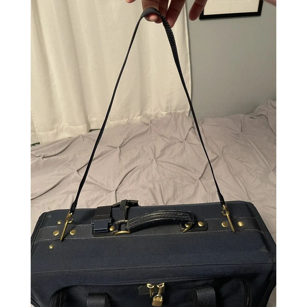 Vtg Tumi Navy Blue Ballistic Nylon Wheeled Luggage Suitcase‎ 21x14x8, Wheel Kit